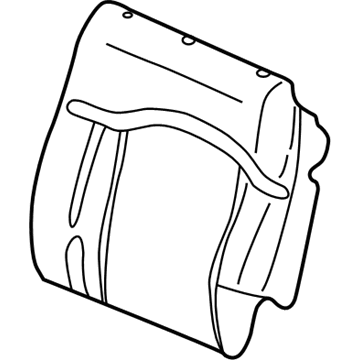 GM 89043772 Cover,Rear Seat #2 Back Cushion