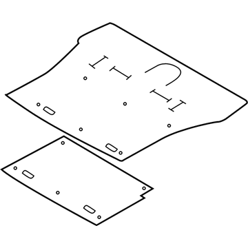 Chevy 96418310 Spare Tire Panel