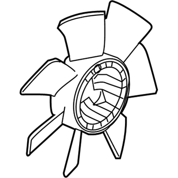 Cadillac 19129773 Fan Blade