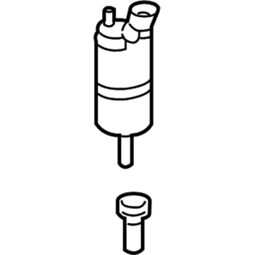 GMC 25792626 Washer Pump