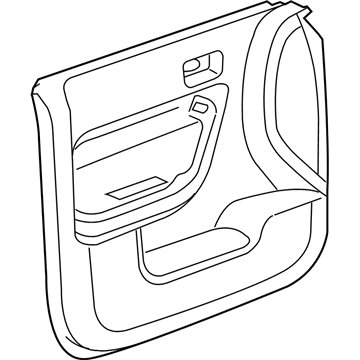 Hummer 20777760 Door Trim Panel