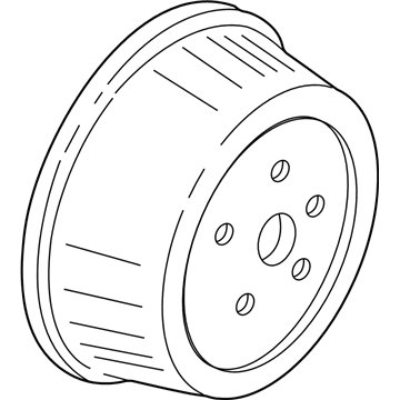 2001 Pontiac Montana Brake Drum - 18042283