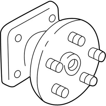 Pontiac 12413091 Hub & Bearing