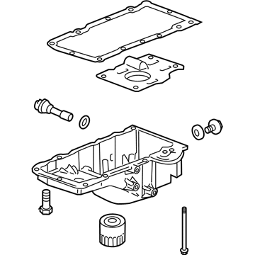 Cadillac 12631828 Oil Pan