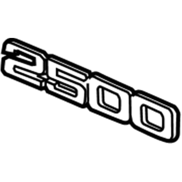 Chevy 15129644 Nameplate