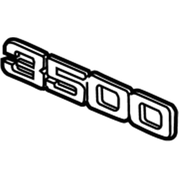 2013 Chevy Silverado 3500 HD Emblem - 15129646