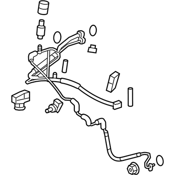 Chevy 84074315 Liquid Line