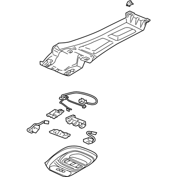 GMC 15104612 Console Assembly