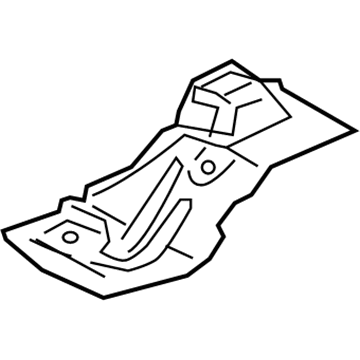 GM 20774292 Reinforcement Assembly, Rear Compartment Panel