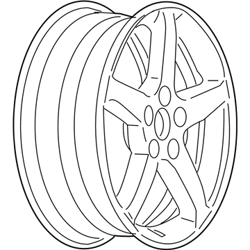 Pontiac Solstice Spare Wheel - 9597176