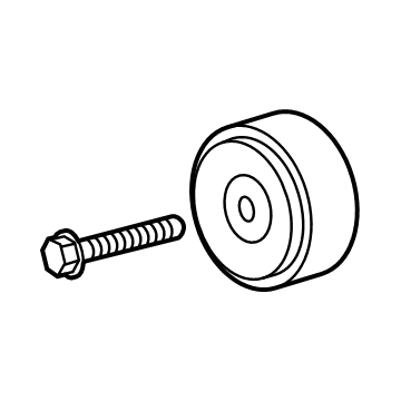 Chevy 12708716 Idler Pulley