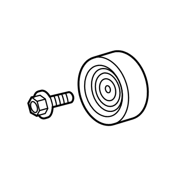 Chevy 12611935 Idler Pulley