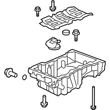 Saturn 12666374 Oil Pan