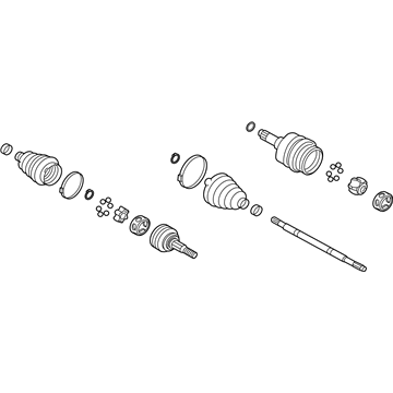 Buick 23219922 Axle Assembly