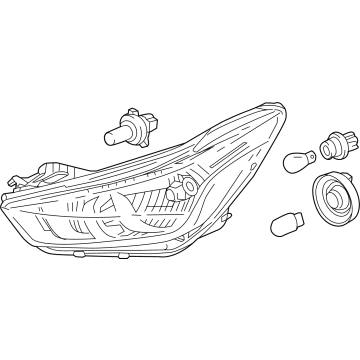 GM 42564395 Front Headlight Assembly