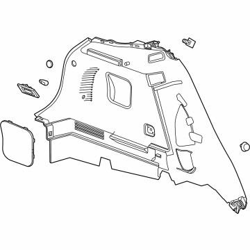 Buick 42758030 Lower Quarter Trim