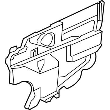 GM 15870686 Deflector, Front Side Door Water