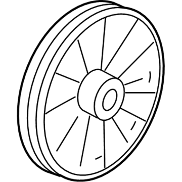 1987 Cadillac DeVille Water Pump Pulley - 1627356