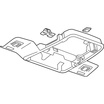 GM 22948464 Plate Assembly, Roof Console Backing