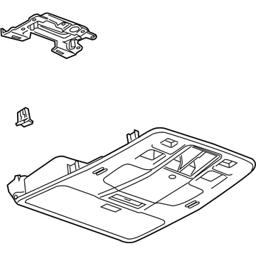 GM 22951625 Console, Roof *Titanium