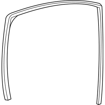 GM 95157067 Sealing Strip, Front Side Door Window Frame