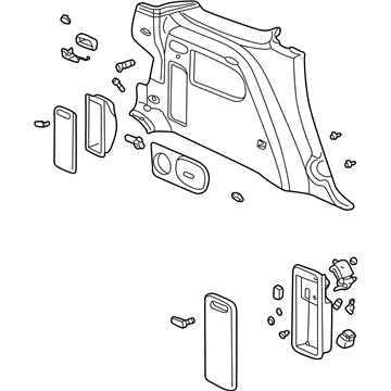 Pontiac 10310577 Lower Quarter Trim