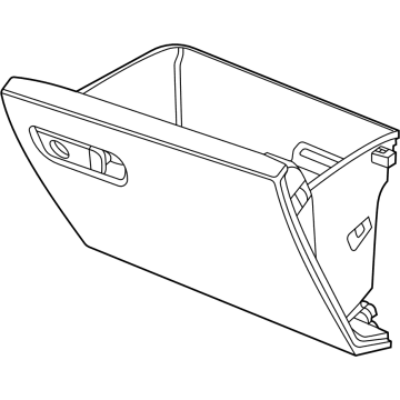 GM 84958950 Door Assembly, I/P Compt *Black