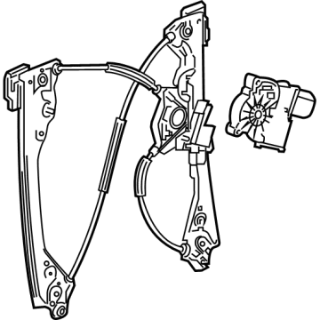 GM 84864994 Regulator Assembly, Front S/D Wdo