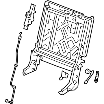 GM 85123806 Frame Assembly, R/Seat Bk