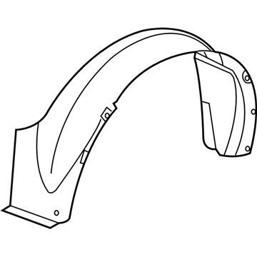 Saturn 15283018 Fender Liner