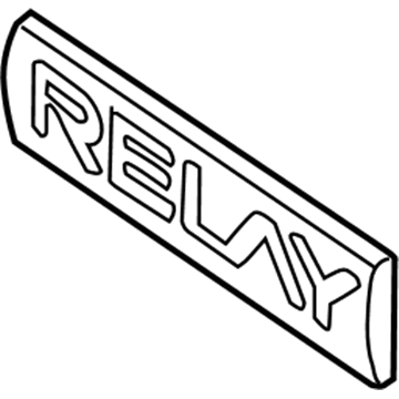 2005 Saturn Relay Emblem - 15102876