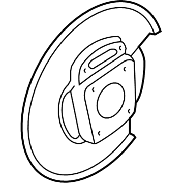 GM 25990033 Shield,Rear Brake