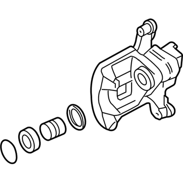 GM 25990067 Caliper Assembly, Rear Brake (W/O Brake Pads & Bracket