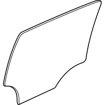 Chevy 23136216 Door Glass