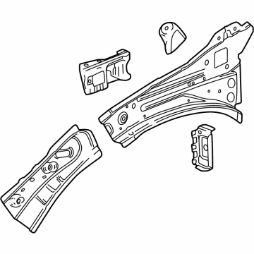 Chevy 85533080 Upper Rail Assembly