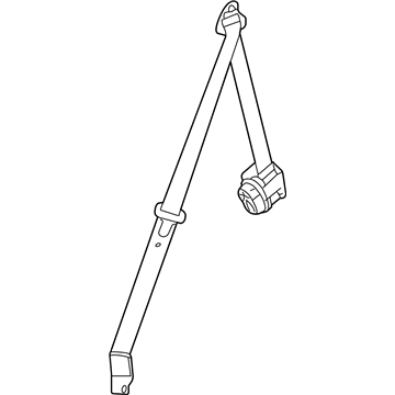 Pontiac 19168437 Belt & Retractor