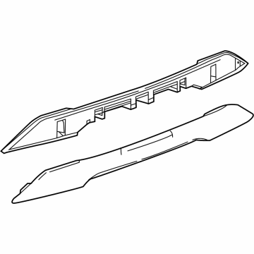 GM 84378412 Applique Assembly, Rear Clsr Ctr *Nightrider Cm