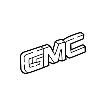 GMC Yukon XL Emblem - 84674414