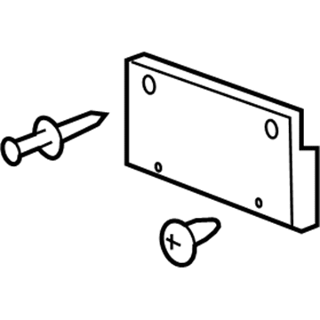 Chevy 10337110 License Bracket