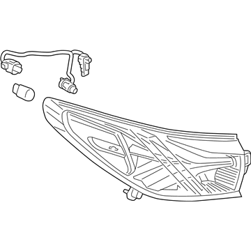 GM 86508679 LAMP ASM-RR BODY STRUCTURE STOP