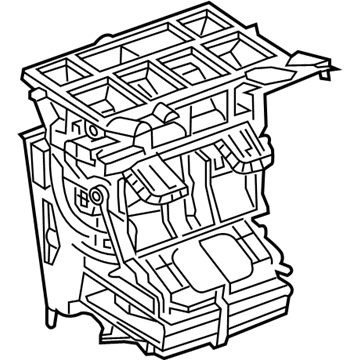 Cadillac 84567423 A/C & Heater Case