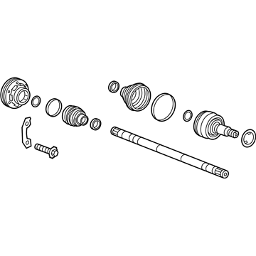 Cadillac 23401014 Axle Assembly