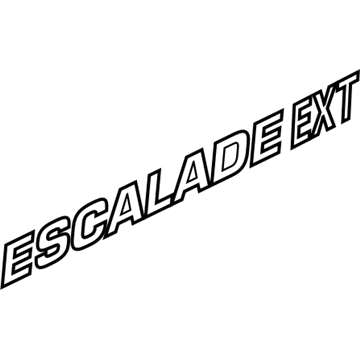 2011 Cadillac Escalade EXT Emblem - 15162149