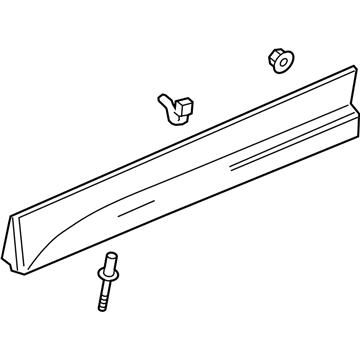 GM 84646666 Molding Assembly, Front S/D *Black