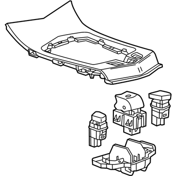 Cadillac 22962560 Shift Panel