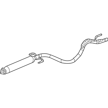 GM 15781020 Exhaust Resonator Pipe Assembly