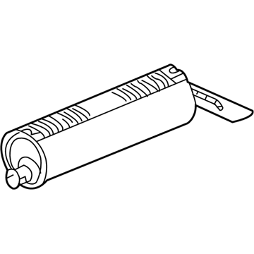 GM 15297092 Exhaust Muffler Assembly (W/ Tail Pipe)