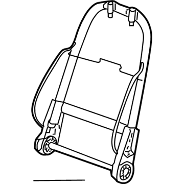 Chevy 15901677 Seat Back Frame