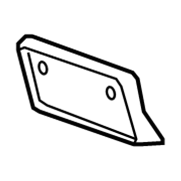 Chevy 15851090 License Bracket