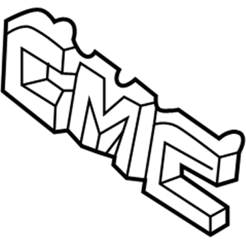 GMC 12542030 Emblem